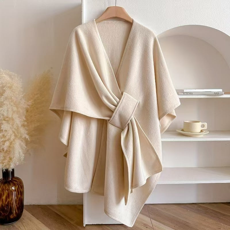Falling Maple Cape Shawl