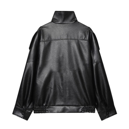 Alvorina™ Faux Leather Coat