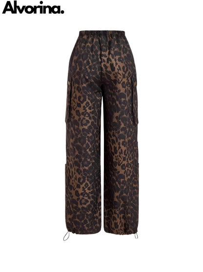Alvorina™ Leopard Cargo Pants