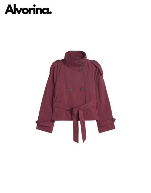 Alvorina™ Cropped Trench Coat