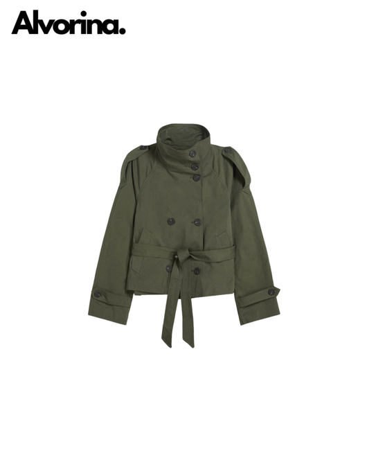 Alvorina™ Cropped Trench Coat
