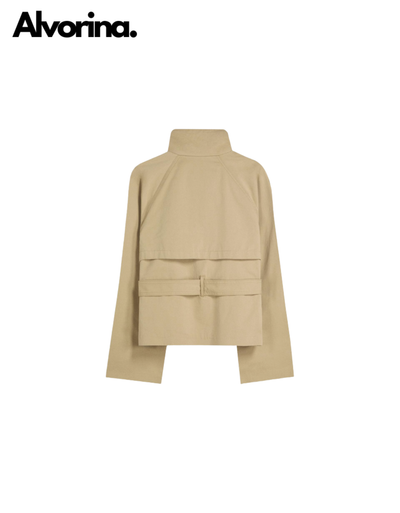 Alvorina™ Cropped Trench Coat