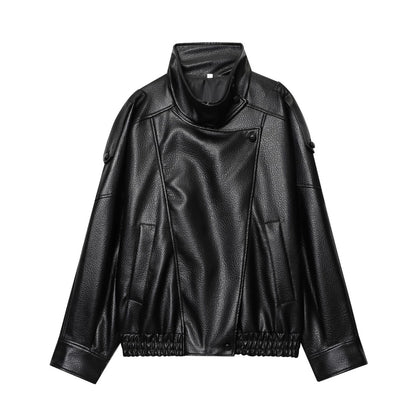 Alvorina™ Faux Leather Coat