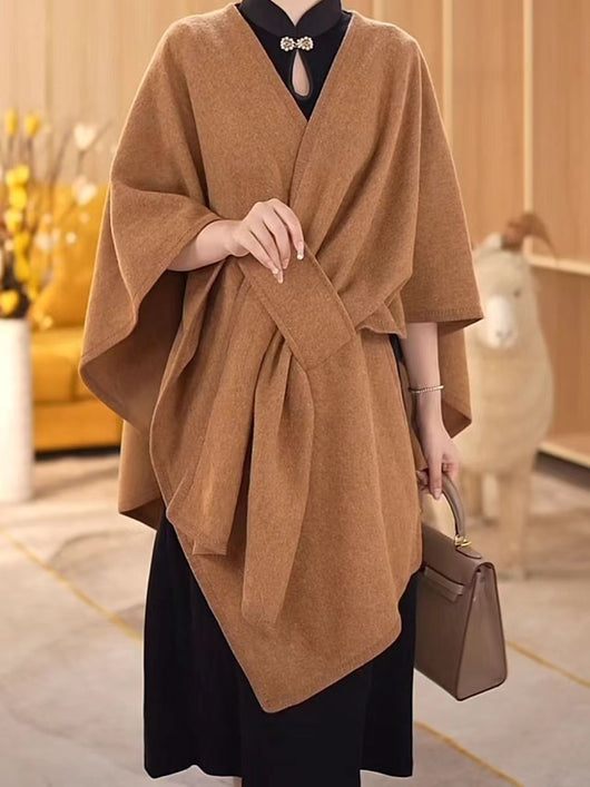 Falling Maple Cape Shawl